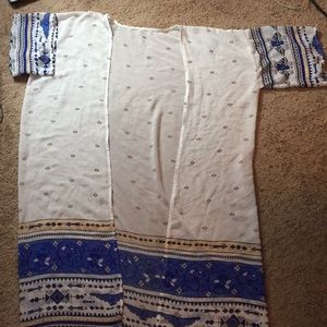 Boho cover women chiffon kimono